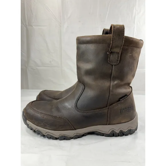 Duluth Trading Men's Wild Boar Insulated Leather Boots, Size 10.5 M, Dark Brown