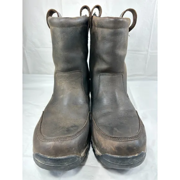 Duluth Trading Men's Wild Boar Insulated Leather Boots, Size 10.5 M, Dark Brown