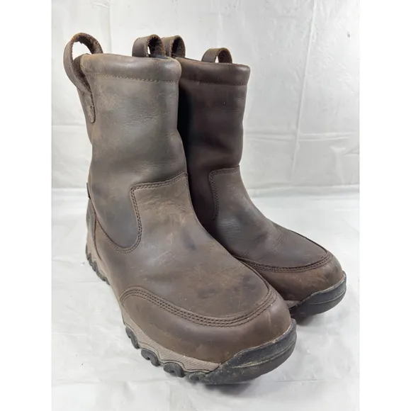 Duluth Trading Men's Wild Boar Insulated Leather Boots, Size 10.5 M, Dark Brown
