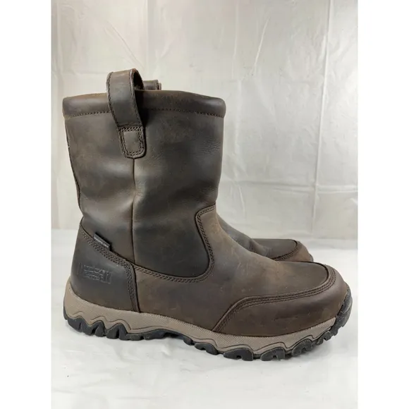 Duluth Trading Men's Wild Boar Insulated Leather Boots, Size 10.5 M, Dark Brown