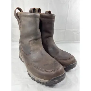 Duluth Trading Men's Wild Boar Insulated Leather Boots, Size 10.5 M, Dark Brown