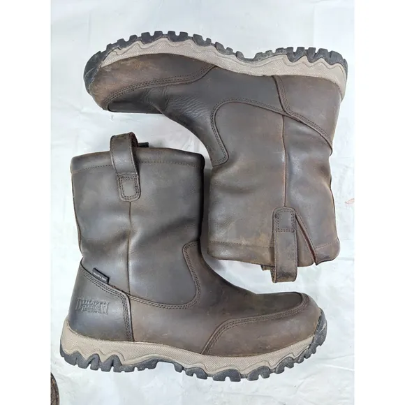 Duluth Trading Men's Wild Boar Insulated Leather Boots, Size 10.5 M, Dark Brown