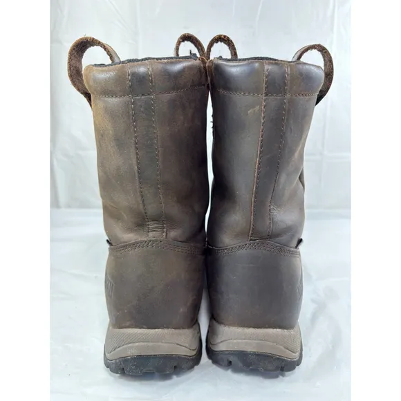 Duluth Trading Men's Wild Boar Insulated Leather Boots, Size 10.5 M, Dark Brown