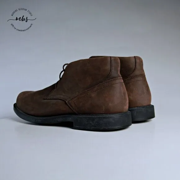 Dunham Jericho Chukka Boots Brown Men 15
