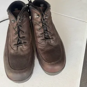 Dunham Mens Rutland Adventure Waterproof Oxford Brown Leather Lace Up sz 11