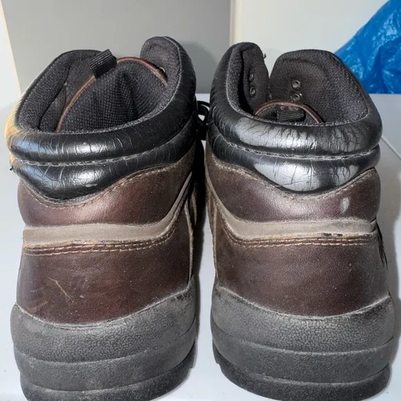Dunham Mens Rutland Adventure Waterproof Oxford Brown Leather Lace Up sz 11