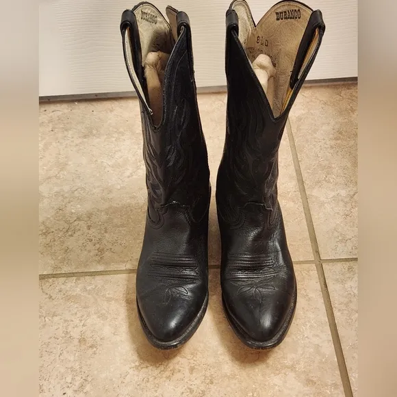 Durango men 8.5 D Western black boots