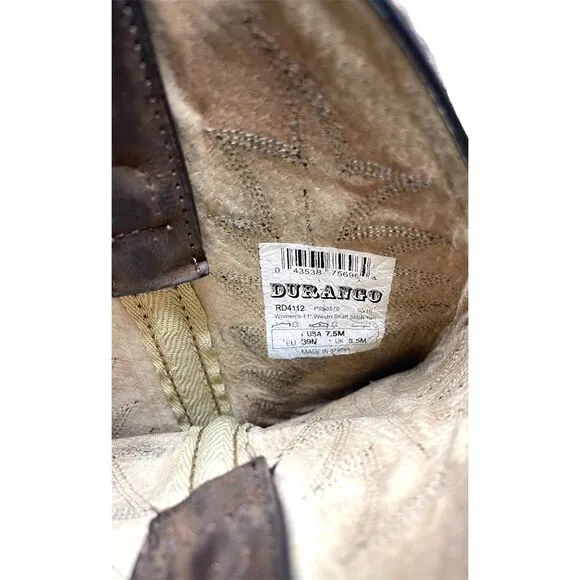 Durango Western Boots Size: 7.5M