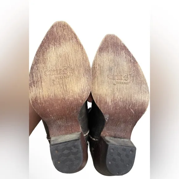 Durango Western Boots Women 12”Crush Scroll Chocolate Rd3203 Color:Brown Size:6
