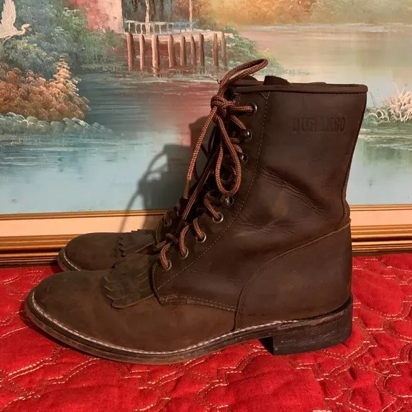 Durango Womens Leather Hiking/Work Boots Brown 8.5 EE