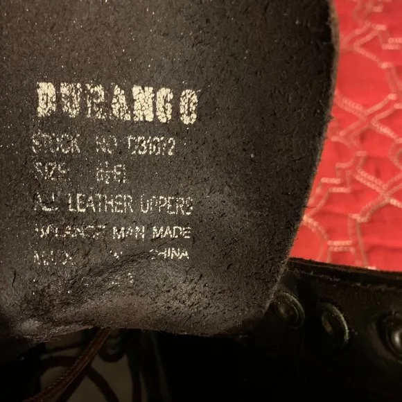 Durango Womens Leather Hiking/Work Boots Brown 8.5 EE