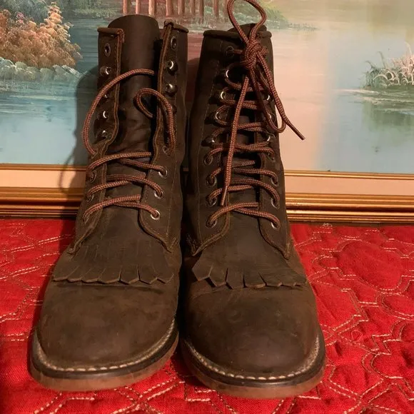 Durango Womens Leather Hiking/Work Boots Brown 8.5 EE
