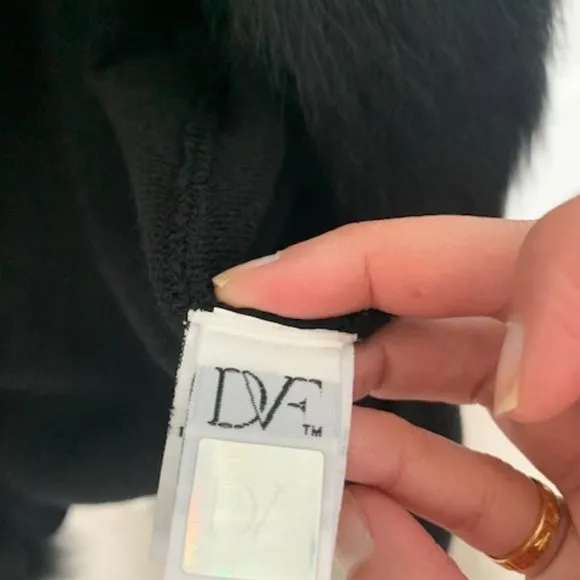 DVF Fur Removable Trim Wool Cardigan on sale!