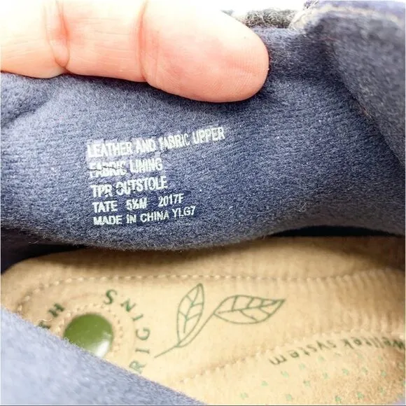 Earth Origins Water Repellent Suede Ankle Boots Tate Women Size 5.5 Blue QVC
