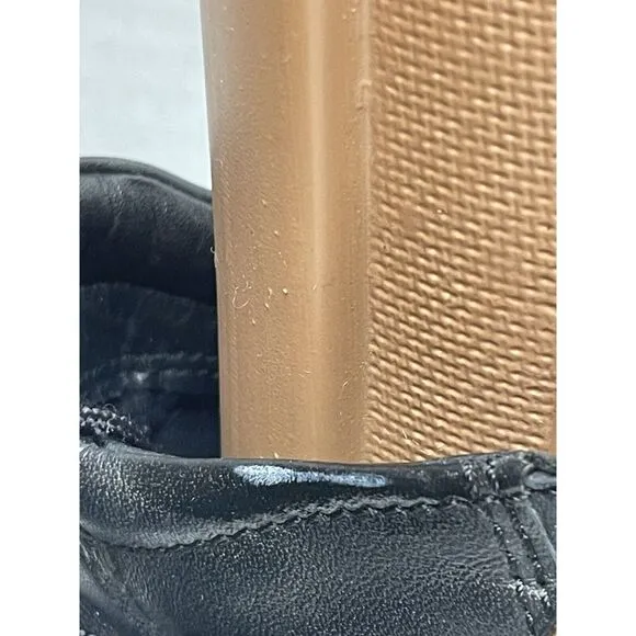 Ecco Gore-Tex 5 Eyelet Latex Sole Outdoor Black Leather Boots Womens Sz 8