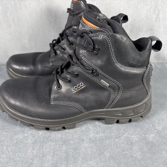 Ecco Men's Track IV Gore-Tex Black Size 12-12.5 US High Hiking Boots EU 46
