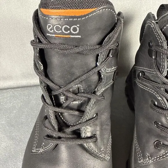 Ecco Men's Track IV Gore-Tex Black Size 12-12.5 US High Hiking Boots EU 46