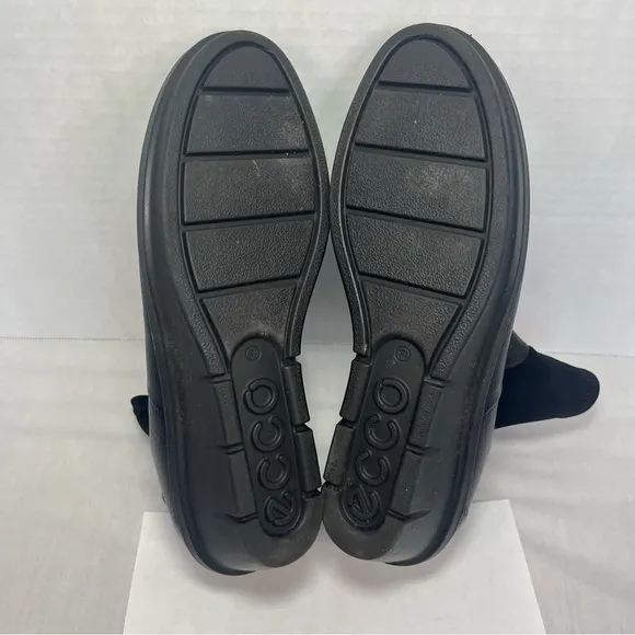 Ecco Skyler Ankle Boots Wedge Gore-Tex Leather Black Women 8