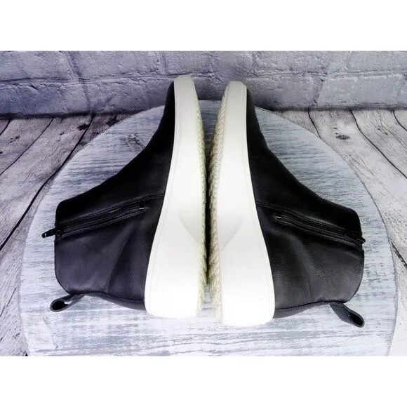Ecco Soft 7 Wedge City Leather Ankle Boots Women 8-8.5 US 39 EU Great Condition