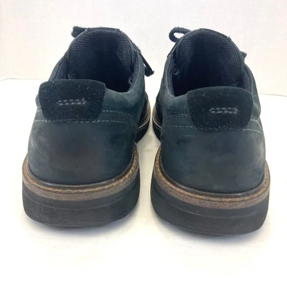 ECCO Turn GoreTex Leather Oxford Shoes Mens EU 42 US 8 / 8.5 Waterproof Black