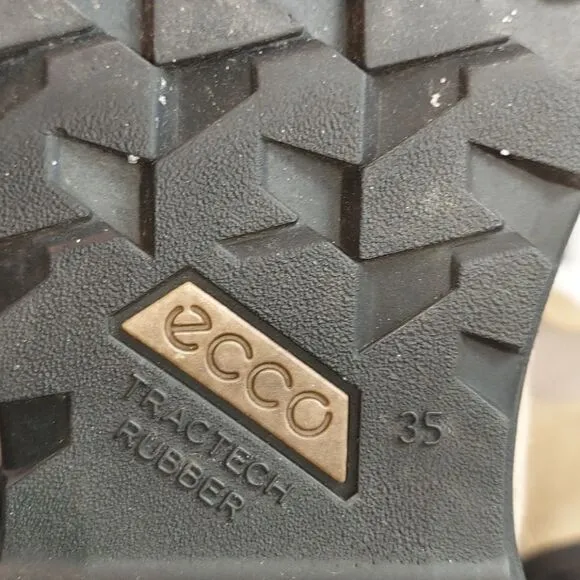 Ecco Gore-tex Fur Trim Sude Winter Boots Sz 35
