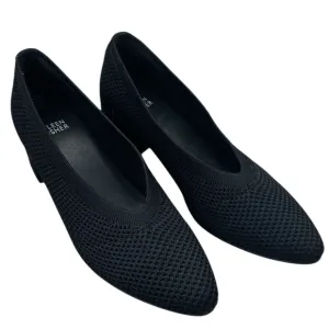 Eileen Fisher Gabby Recycled Stretch Knit Pump Black Women's Shoes 7.5 career