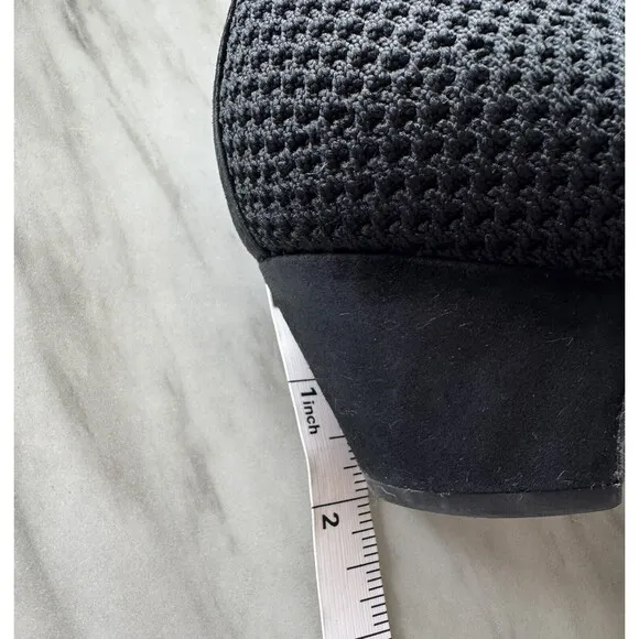 Eileen Fisher Purl Sock Bootie Boots Black Size 9