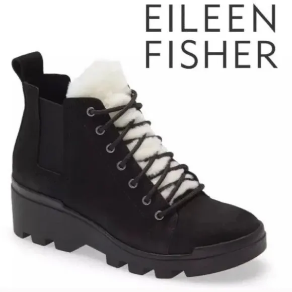 Eileen‎ Fisher Shearling Winter Boots