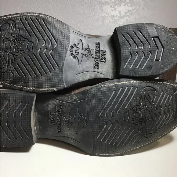 El General mens Boost Rodeo classic el general 1901. 100% leather size 10.5