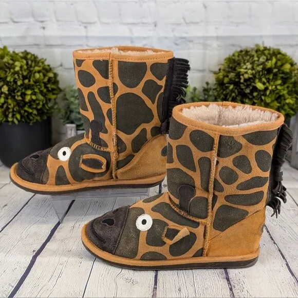 EMU Little Creatures Giraffe Merino Wool Kids' Boots