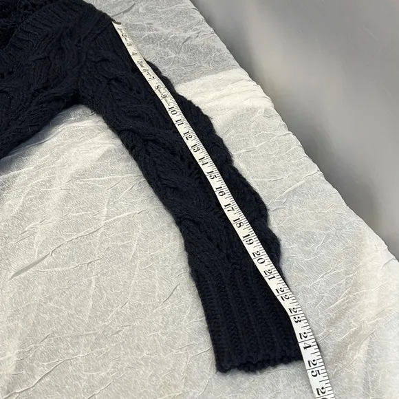 Etoile Isabel Marant Navy Cable Knit Sweater Size 2