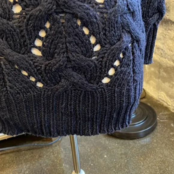 Etoile Isabel Marant Navy Cable Knit Sweater Size 2