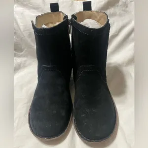 EUC UGG NEEVAH WOMEN BOOTS SUEDE BLACK US 8