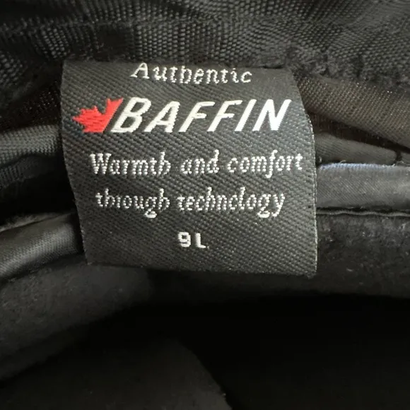 Excellent Baffin Impact Men's Winter Boots, Black, Size 9