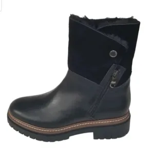 FABIANELLI Itallian-made Black Leather combat style Boots Size Euro 39 (8 US)