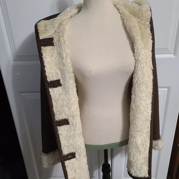 Faux Fur Lined Coat