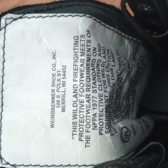 Fire/EMT,VibramSole;by Weinbrenner,SZ 7M Mens/8.5-9 In Women;LikeNEW;Retails$400