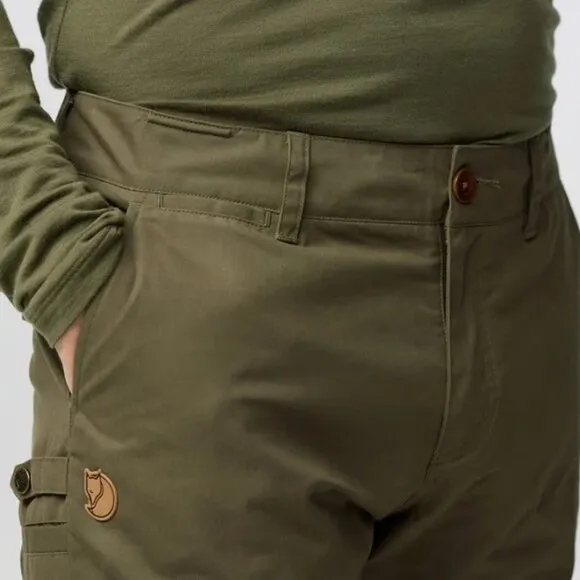 Fjallraven - Sörmland Tapered Trousers F90651 | Size 33-34&quot; Long | Dark Olive