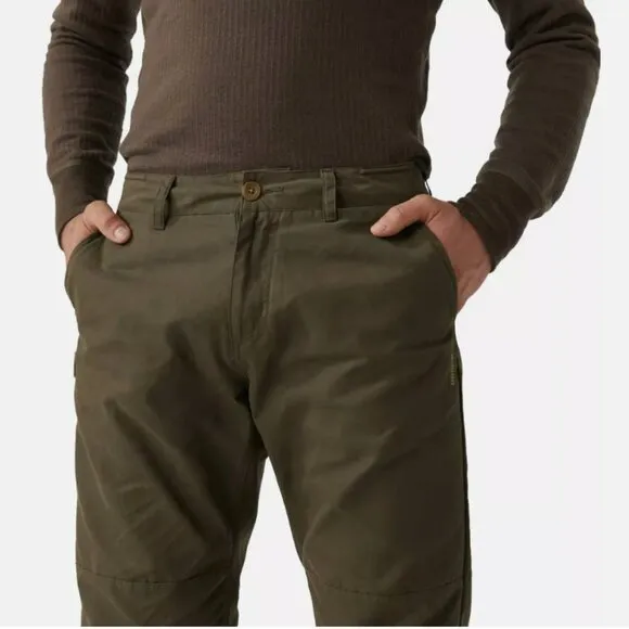 Fjallraven - Sörmland Tapered Trousers F90651 | Size 33-34&quot; Long | Dark Olive