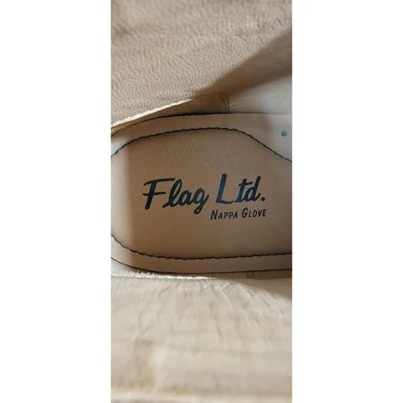 Flag LTD Brown Suede Lace up Round Toe Chukka Men Leather Boots Size 10M/ L20
