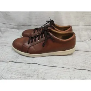 Florsheim Crossover Steel Toe Leather Work Shoes Sneaker in Cognac Mens 13 D