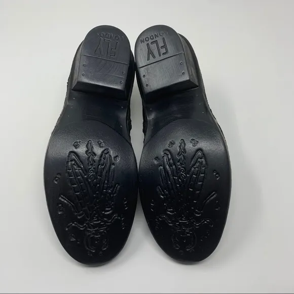 FLY London Dari Suede Leather Ankle Boots Shoes Women Fall Winter 9 to 9 1/2
