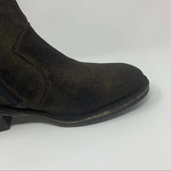 FLY London Dari Suede Leather Ankle Boots Shoes Women Fall Winter 9 to 9 1/2