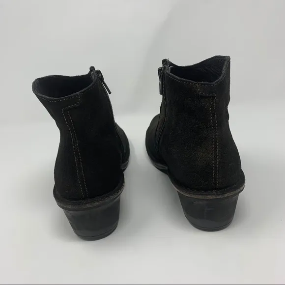 FLY London Dari Suede Leather Ankle Boots Shoes Women Fall Winter 9 to 9 1/2