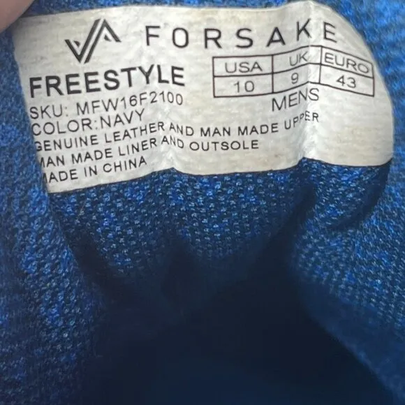 Forsake 'Freestyle' shoes navy men 10 leather