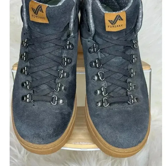 Forsake Womens Lucie Mid Hiking Outdoor Sneaker Boots Size 8 Black