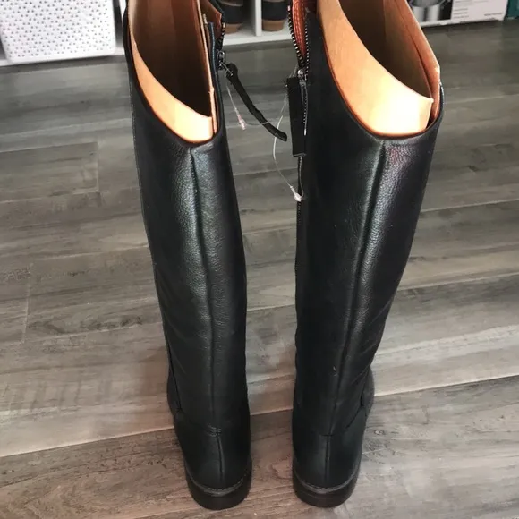 Franco Sarto women full side zipper boots.