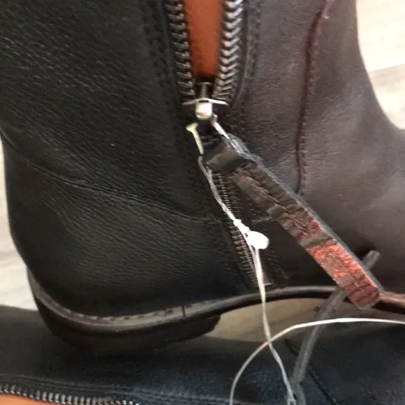 Franco Sarto women full side zipper boots.