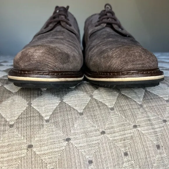 Frederic by Lloyd Germany Brown Corduroy Look Lace Up Shoe Men UK 8.5 US 9 - 9.5