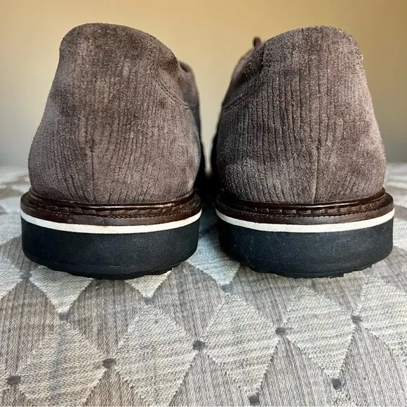 Frederic by Lloyd Germany Brown Corduroy Look Lace Up Shoe Men UK 8.5 US 9 - 9.5